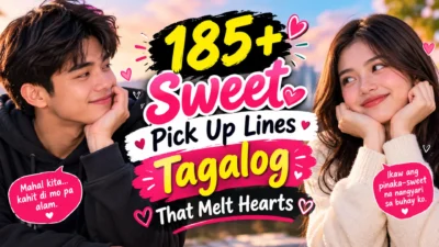 185+ Sweet Pick Up Lines Tagalog That Melt Hearts