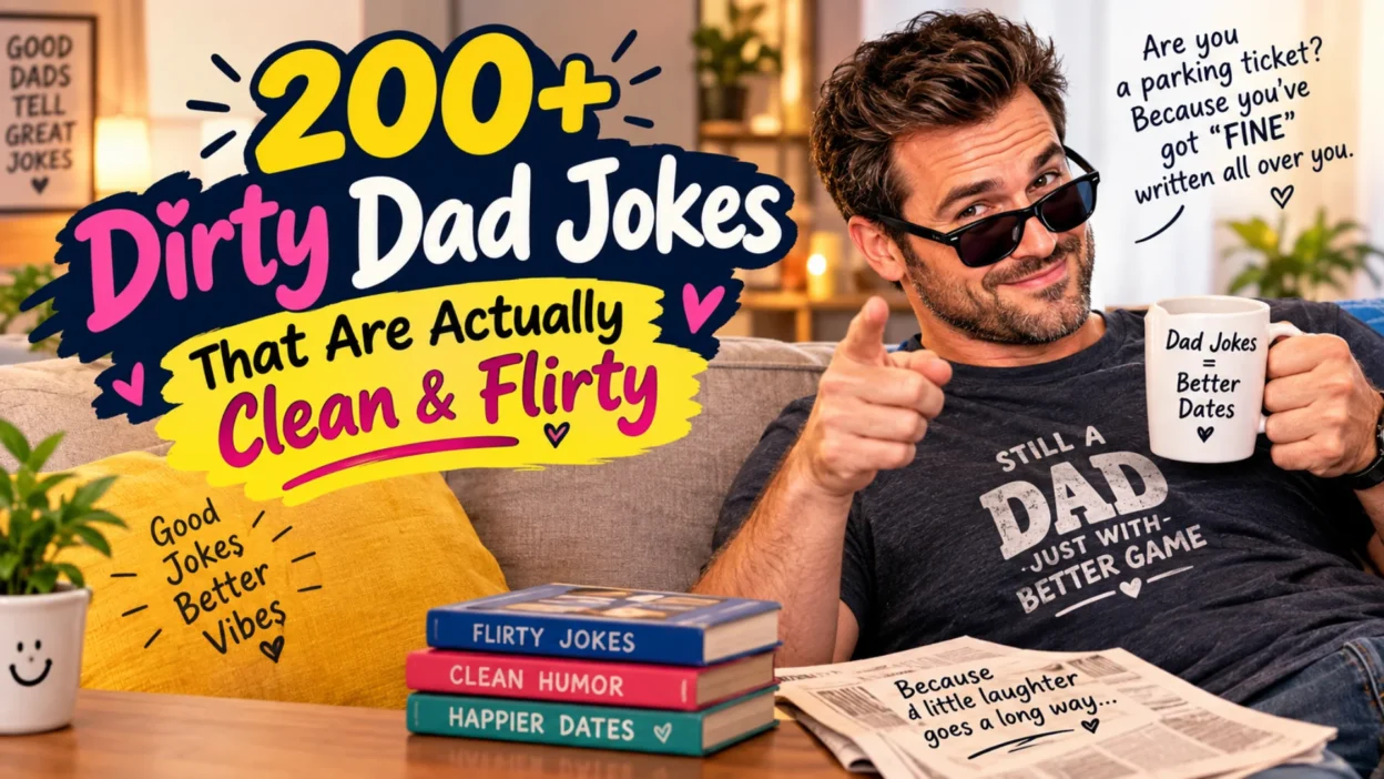 200+ Dirty Dad Jokes That Are Actually Clean & Flirty