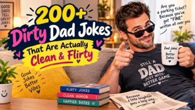 200+ Dirty Dad Jokes That Are Actually Clean & Flirty