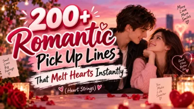 200+ Romantic Pick Up Lines That Melt Hearts Instantly (Heart Strings)