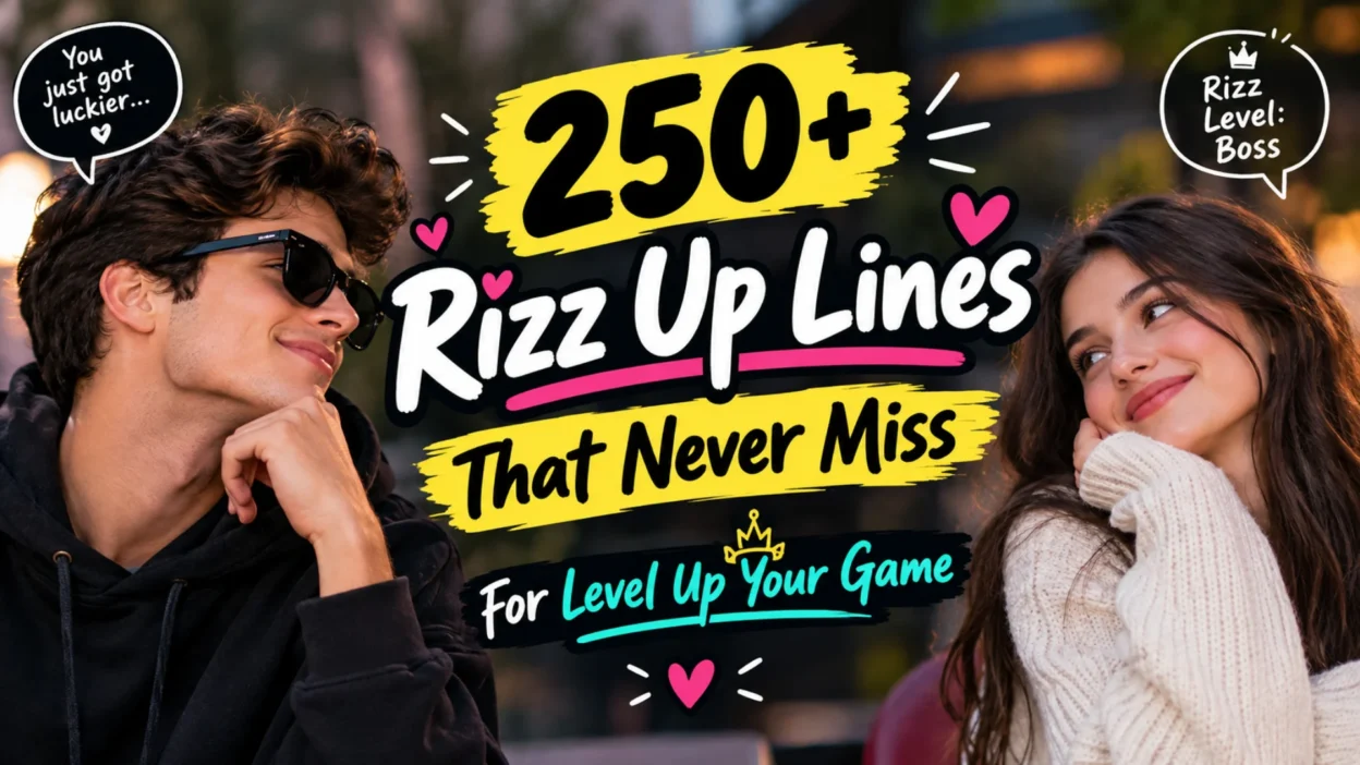 250+ Rizz Up Lines That Never Miss For Level Up Your Game