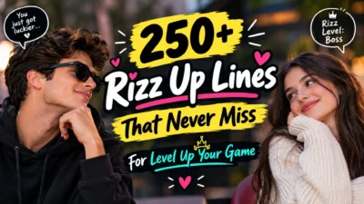 250+ Rizz Up Lines That Never Miss For Level Up Your Game