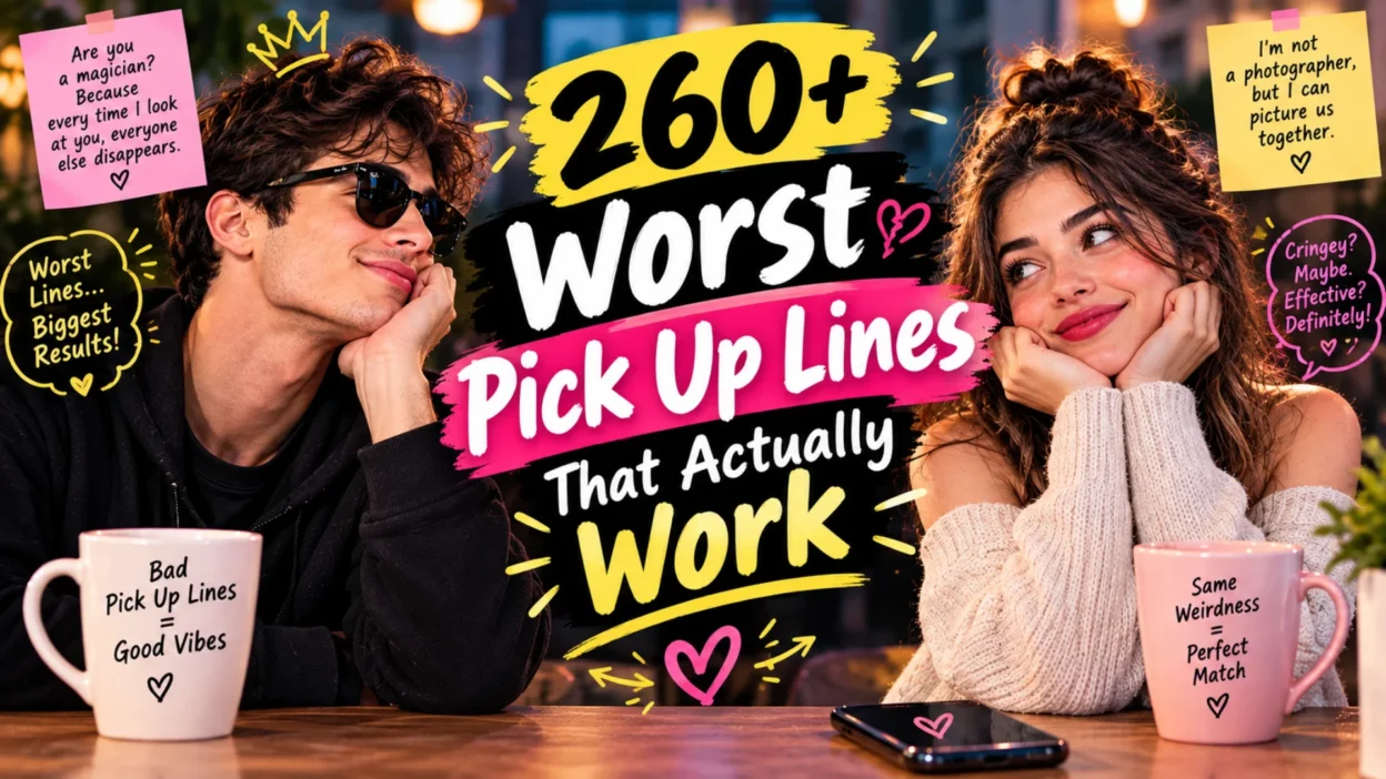 260+ Worst Pick Up Lines That Actually Work