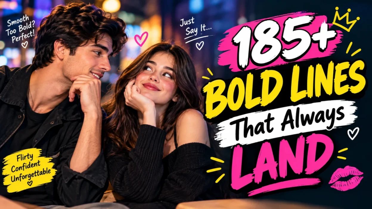 185+ Bold Lines That Always Land